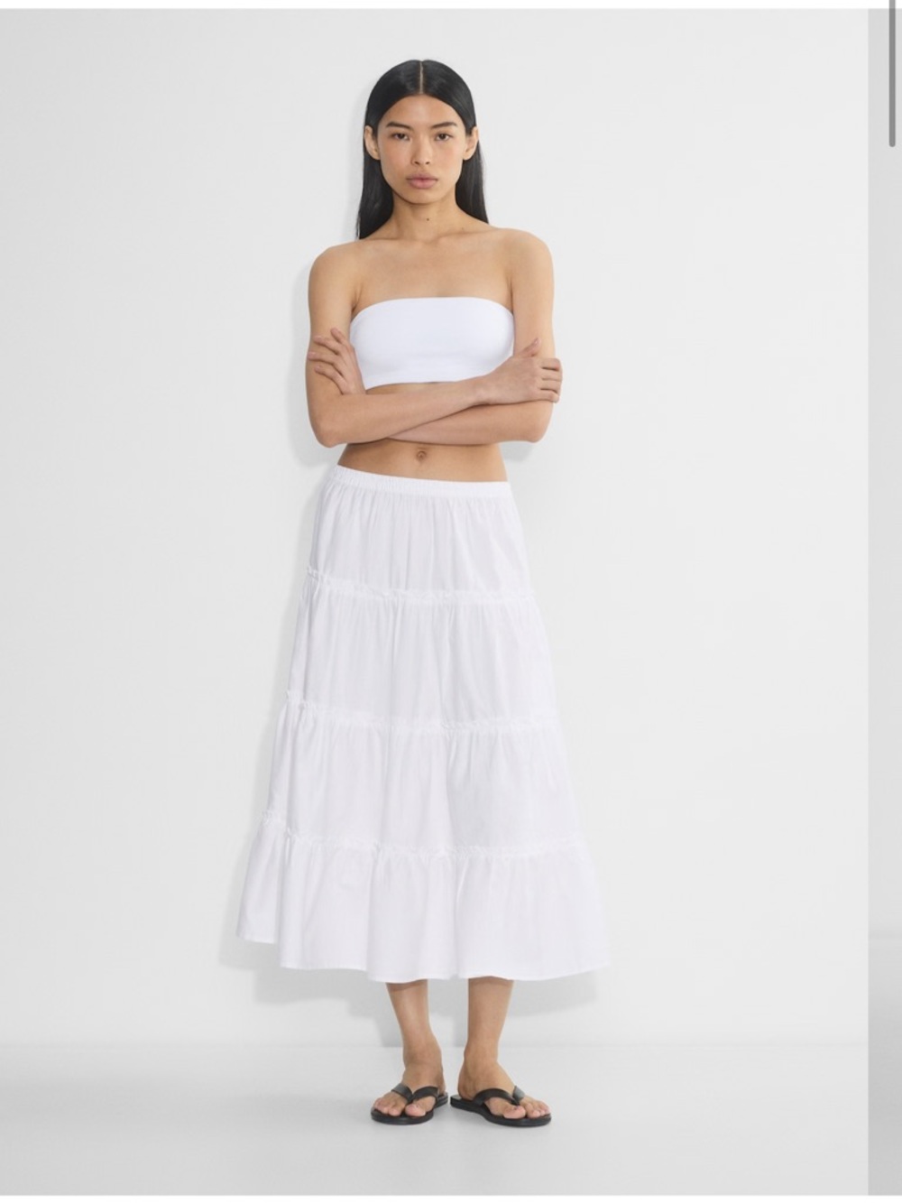 Aritzia Sunday Best White Mars Maxi Skirt